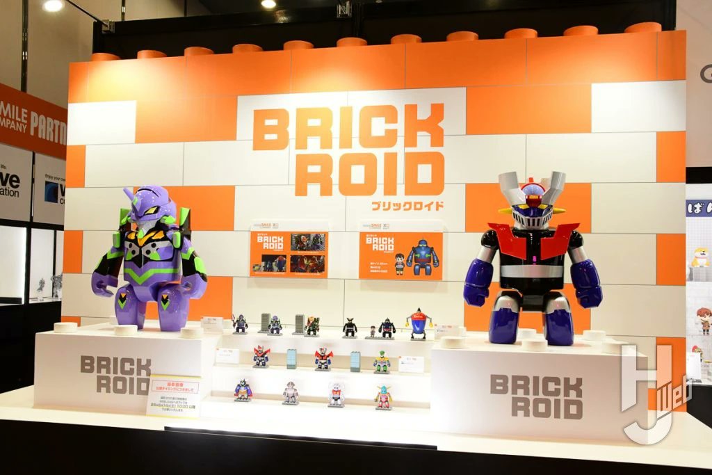 約5cm、5mmのジョイントで立つ立体フィギュア 『#BRICKROID（ブリック
