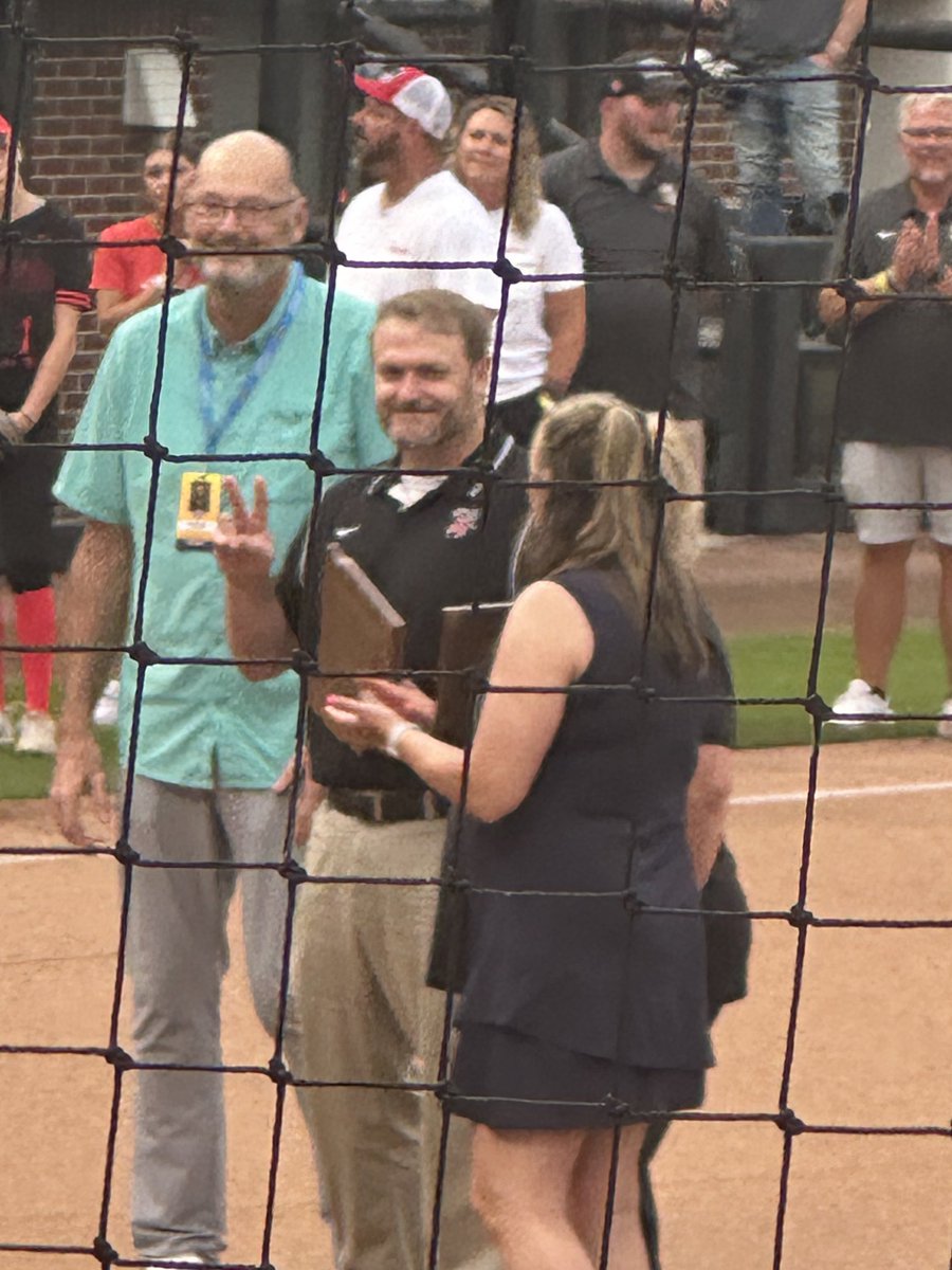 Congratulations to CP Strength coach Mark Garrett being recognized at the IHSAA 4A state softball championship game for his dedication and commitment to the athletes at CPHS.