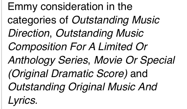 MichaelBearden's tweet photo. Round 1 Emmy voting has begun! If you’re an Emmy voter in my peer group (music) please vote for me in the following categories: M~ #Emmys2025 #emmyvoters https://t.co/WzjokLX6Lu