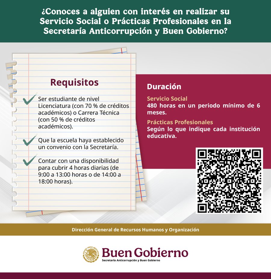 Si estas interesado en realizar tu servicio social, esta información es para ti.
Encuentra más información, en el siguiente enlace: esimetic.ipn.mx/assets/files/e…