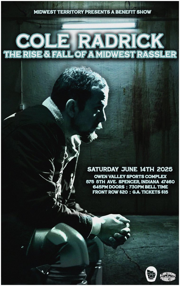 ChadAFrench's tweet image. Tomorrow night.
@mwtwrestling 
For our friend @ColeRadrick 

Come support RT
🎟 midwestterritory.com