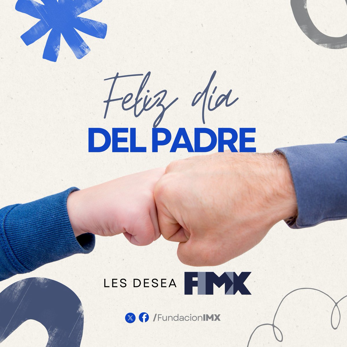 ¡Feliz #DíaDelPadre! 💙

¡Súmate a #FIMX! industrialesmx.org/fundacionimx/ #FundaciónIMX Unidos Por México