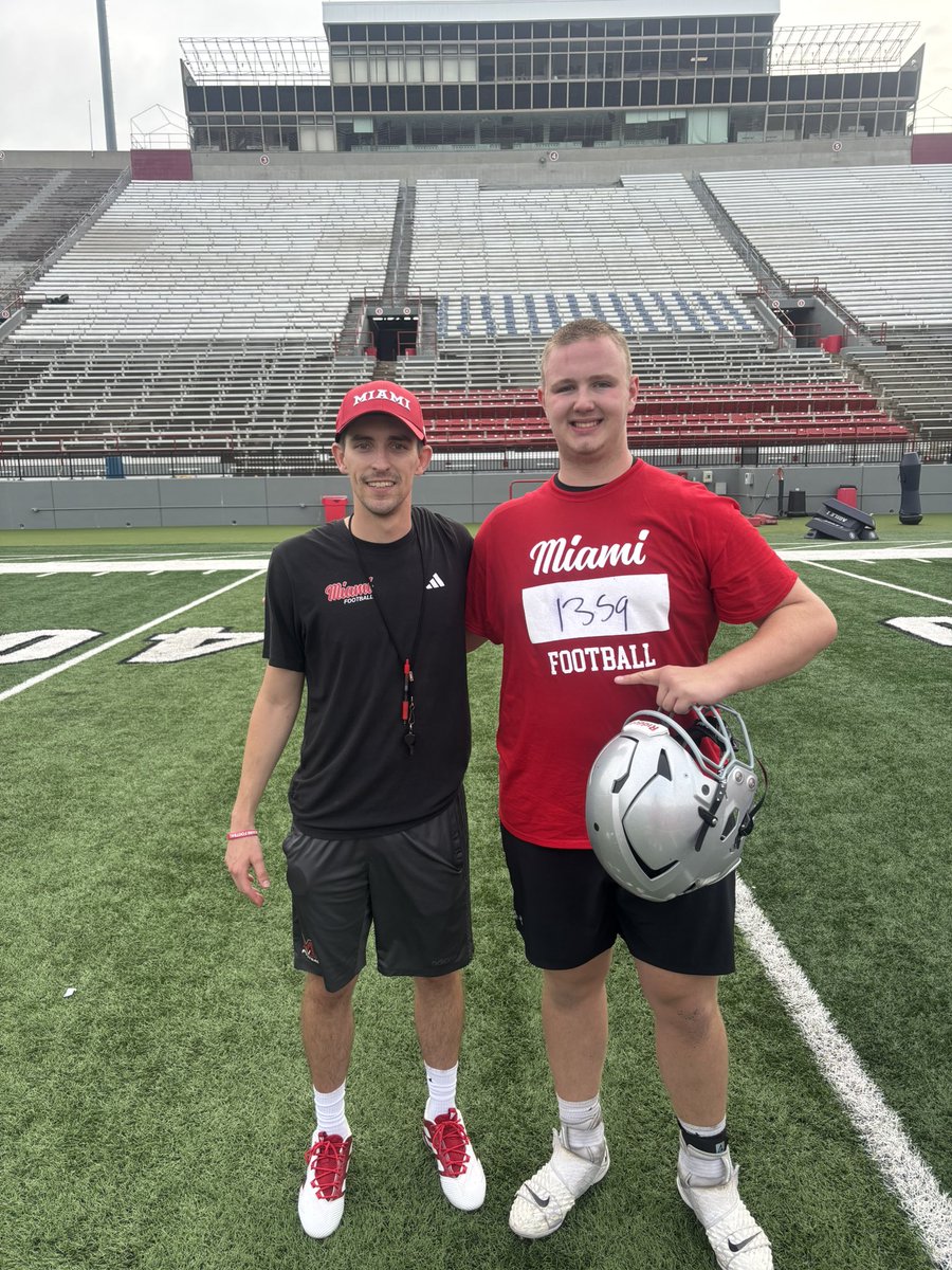 Jacob Vanpeteghem c/o 27 (@jtvanpeteghem76) on Twitter photo Had a great time competing and improving at <a href="/MiamiOHFootball/">Miami Football</a> academic mega camp. Thank to all the coaches who I was able to talk to especially <a href="/Coachjpatton/">James Patton</a> and <a href="/ColtArthur/">Coach Arthur</a>
<a href="/coachaplace/">Alex Place</a> <a href="/ScottGillispie7/">Scott Gillispie</a> <a href="/sciotofootball/">Scioto Football</a> <a href="/OHLineAcademy/">The OH Line Academy</a> <a href="/CoachGrant74/">Ian Grant</a> <a href="/Coachjpatton/">James Patton</a> <a href="/ColtArthur/">Coach Arthur</a> Had a great time competing and improving at <a href="/MiamiOHFootball/">Miami Football</a> academic mega camp. Thank to all the coaches who I was able to talk to especially <a href="/Coachjpatton/">James Patton</a> and <a href="/ColtArthur/">Coach Arthur</a>
<a href="/coachaplace/">Alex Place</a> <a href="/ScottGillispie7/">Scott Gillispie</a> <a href="/sciotofootball/">Scioto Football</a> <a href="/OHLineAcademy/">The OH Line Academy</a> <a href="/CoachGrant74/">Ian Grant</a> <a href="/Coachjpatton/">James Patton</a> <a href="/ColtArthur/">Coach Arthur</a>