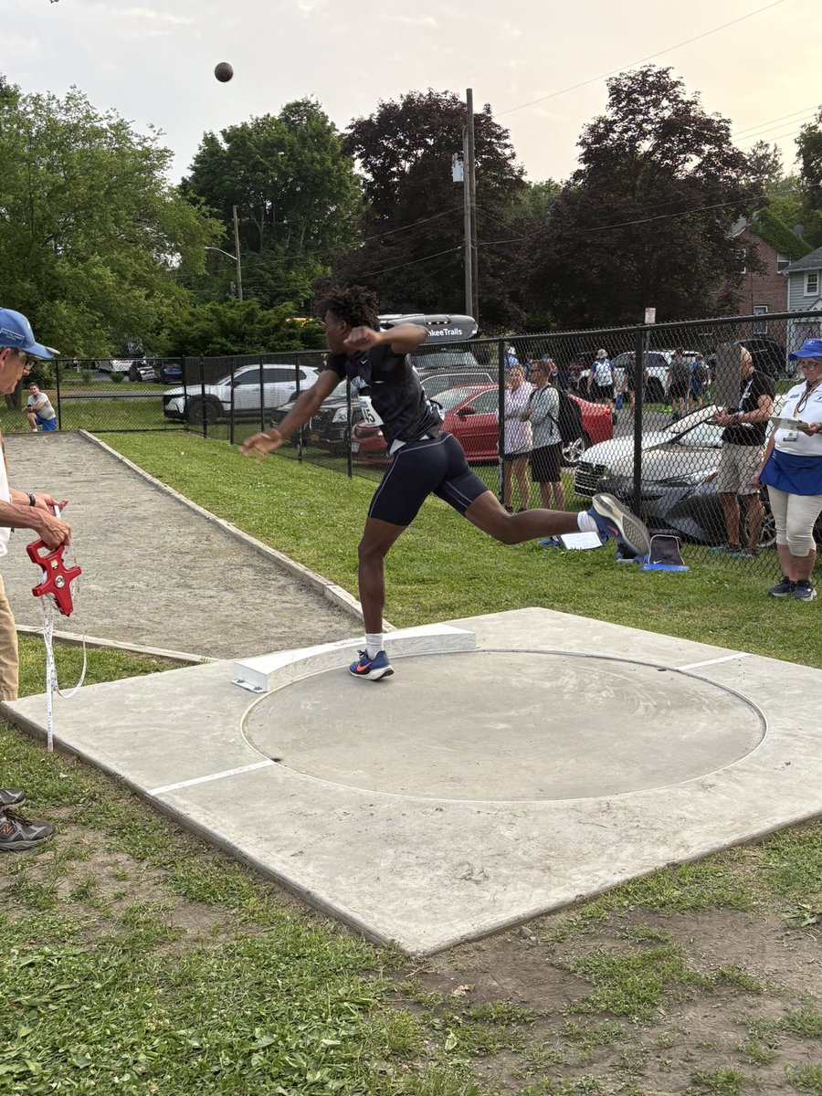 Nate Johnson remains in first place after day one of the pent. 46’ 7” in the shot from a power position 😳 1500m and Long jump tomorrow. <a href="/WCSDAthletic/">WCSDAthletics</a> <a href="/WCSDEmpowers/">WCSDEmpowers</a>