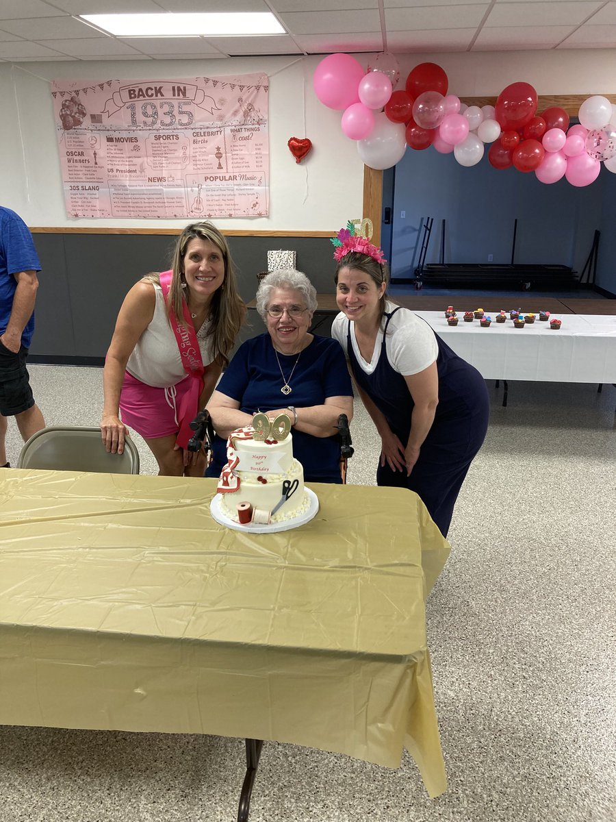 Birthday weekend celebration on my wife’s side. Mother-in-law Velda turned 90. Wife Lori turned 60. Sister-in-law Michelle turned 50