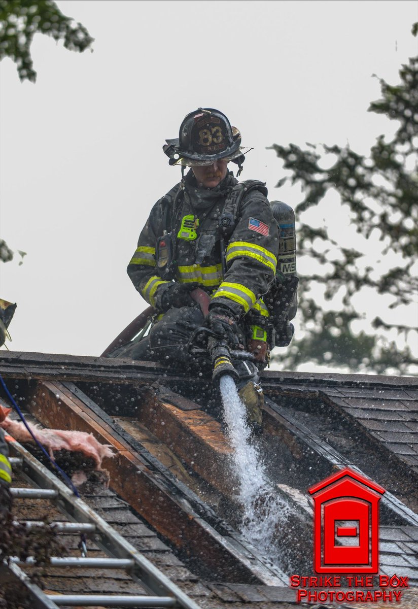 Farmington Hills firefighters worked a fire in a single family dwelling. Jacksonville &amp; Liberty. 6/3/25