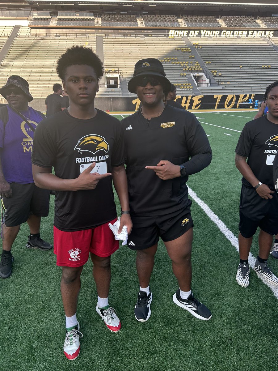 Jacobi Boudreaux (@co5ive_) on Twitter photo Had a great day at the University of Southern Miss. Appreciate the opportunity to showcase my talents!
<a href="/TellyLockette/">Telly Lockette</a> 
<a href="/CoachGr1m/">Preston Grim</a> 
<a href="/jccscoachjeff/">Jeff Curtis</a> 
<a href="/BGodfrey50/">Brandon Godfrey</a> Had a great day at the University of Southern Miss. Appreciate the opportunity to showcase my talents!
<a href="/TellyLockette/">Telly Lockette</a> 
<a href="/CoachGr1m/">Preston Grim</a> 
<a href="/jccscoachjeff/">Jeff Curtis</a> 
<a href="/BGodfrey50/">Brandon Godfrey</a>