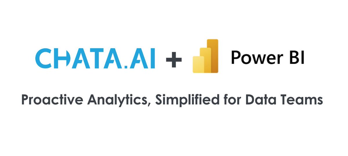 🟥 Still spending hours wrangling #DAX just to stay on top of your #KPIs in Power BI? 

There's a better way. 
Chata.ai x #PowerBI integration — your NLP-DAX shortcut to real-time data alerts and automated insights, powered by natural language.