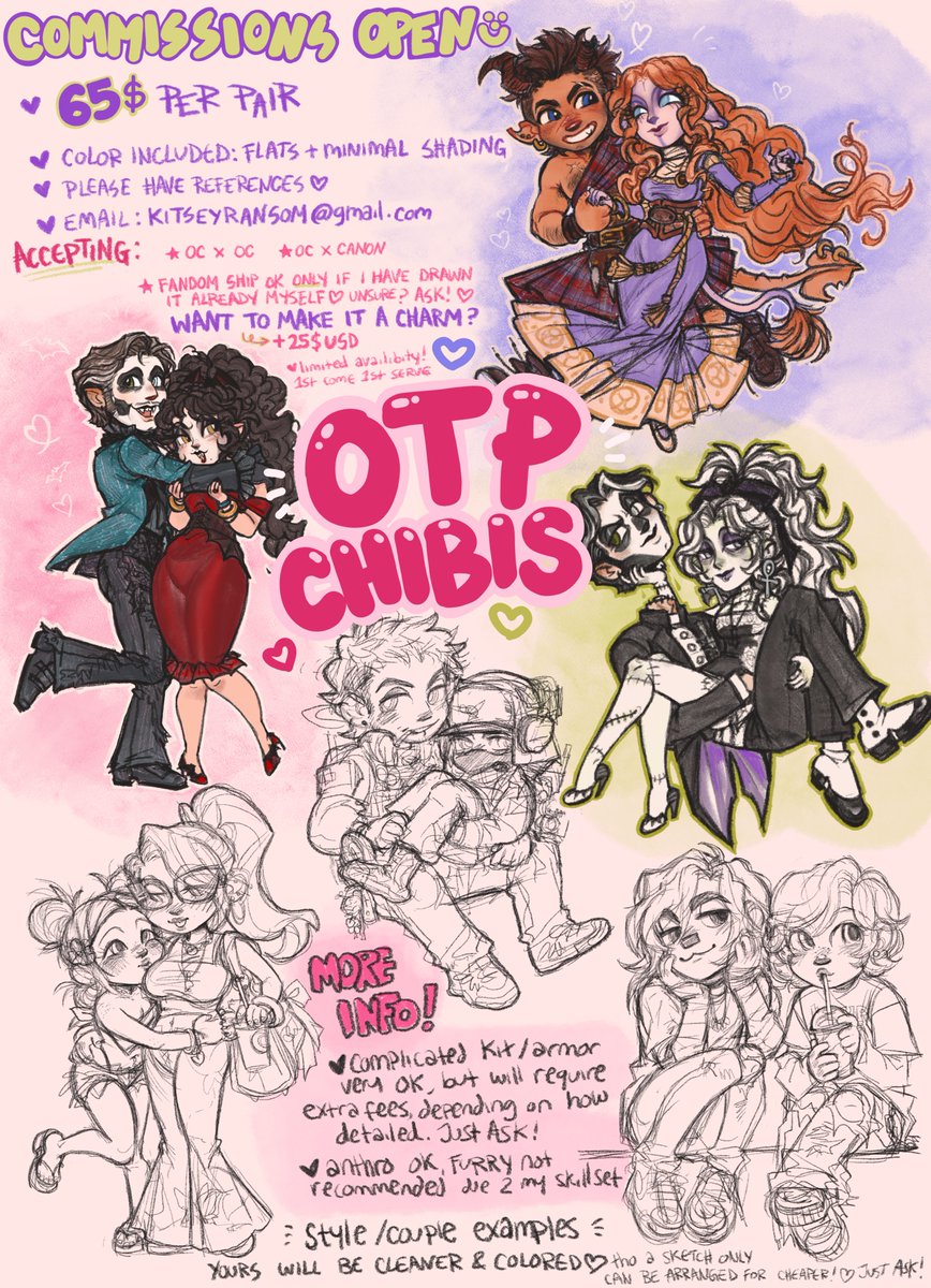 kitseyransom's tweet photo. ⚠️💗 fell in to an unfortunate spell of bad luck, so i am opening up for commz for the first time a while 💦 please reach out if you are interested! and don't be shy!! https://t.co/2XJvTWAOWd