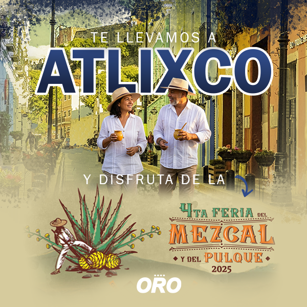 ¡Viajar sabe mejor con Oro! 📷
Este fin de semana, escápate a la #4ªFeriaDelMezcalYElPulque en Atlixco.
Sabores, tradición y un viaje seguro te esperan.
Del 13 al 15 de junio te llevamos directo con salidas desde Puebla.
 #ViajaConORO #ElPlacerDeViajar #Puebla #Atlixco