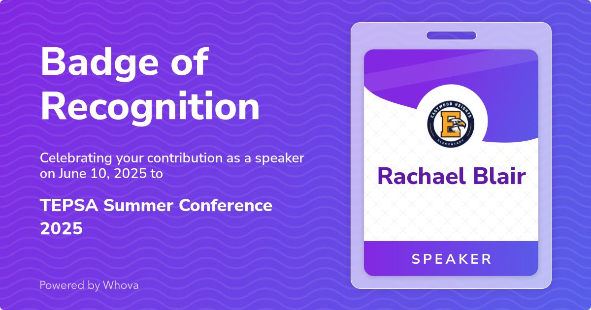 Had the honor of presenting at the TEPSA Summer Conference 2025! 💡 "iReady for Success: Driving Excellence in Math Achievement at Eastwood Heights Elementary"
Proud to represent our Eagles and share the impactful work happening at our campus. 🦅💛 #tepsatalk #EagleUp