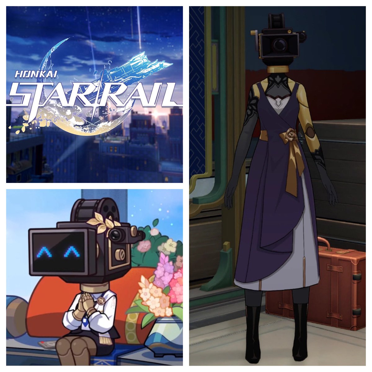 RyanBartley's tweet image. Some of y’all guessed it but yes! That is me as Carmella in #HonkaiStarRail 🎥
She was the ONLY audition that wasn’t a request by name that I tried from London/Paris last year - I was a film major and when I read in the specs that her head was a camera I was smitten!😍Beautiful!
