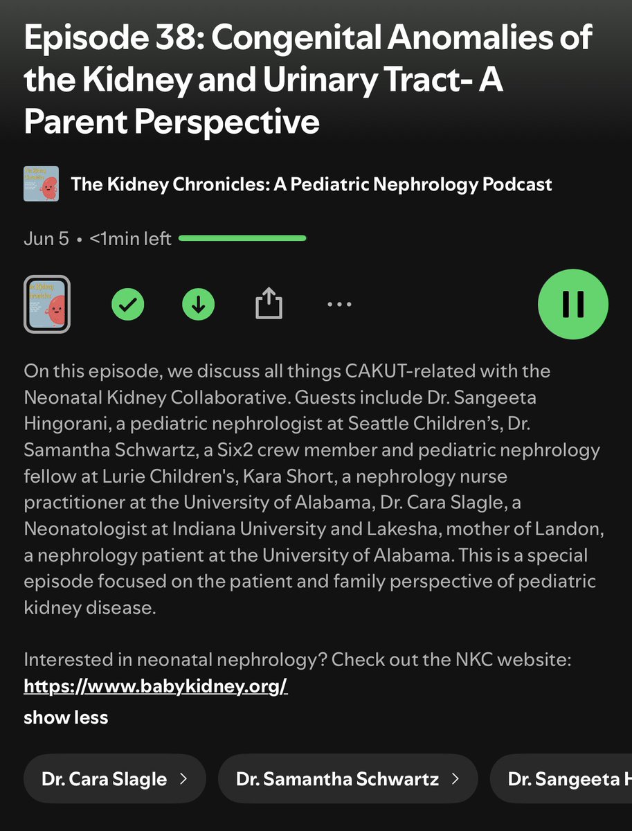 Samantha Schwartz, MD (@samantharose_md) on Twitter photo Joined #TheKidneyChronicles to discuss all things CAKUT from the parent’s perspective. I am always humbled to learn from our patients and their families on how advances in neonatal nephrology have impacted their lives. #👶🏻🫘 <a href="/EmilyZangla/">Emily Zangla</a> <a href="/NeonatalKidney/">Neonatal Kidney Collaborative (NKC)</a> <a href="/karashort/">Kara Short, MSN, CRNP, CPNP-PC</a> Joined #TheKidneyChronicles to discuss all things CAKUT from the parent’s perspective. I am always humbled to learn from our patients and their families on how advances in neonatal nephrology have impacted their lives. #👶🏻🫘 <a href="/EmilyZangla/">Emily Zangla</a> <a href="/NeonatalKidney/">Neonatal Kidney Collaborative (NKC)</a> <a href="/karashort/">Kara Short, MSN, CRNP, CPNP-PC</a>