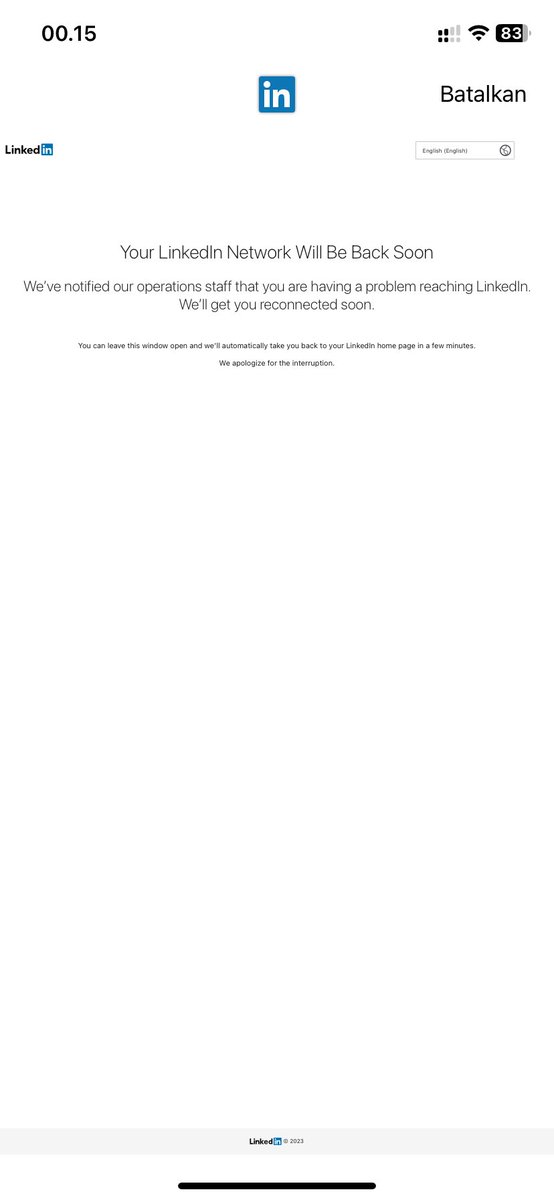 sherly_dw's tweet photo. @LinkedIn why? https://t.co/QYFNrYTcIc