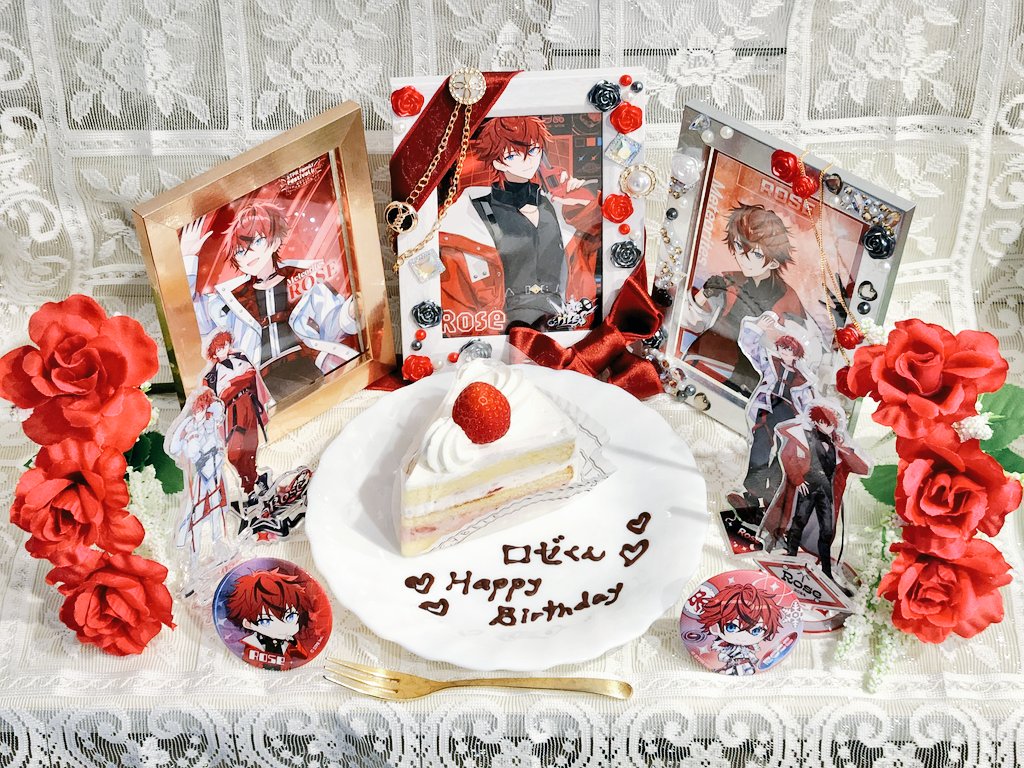 #ロゼくん 🌹

*✿𝐻𝑎𝑝𝑝𝑦 𝐵𝑖𝑟𝑡ℎ𝑑𝑎𝑦✿*

誕生日の瞬間、
お祝いできて幸せでした

ささやかながらケーキを🍰

このケーキ、
ロゼくんに届けたいな😌

                                                  つづく
#ロゼみて #ロゼ誕生祭2025   #ロゼくん誕生祭2025