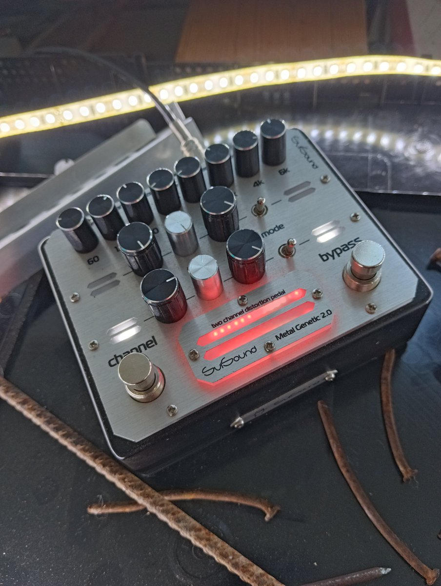 svisound's tweet photo. #distortion #MetalGenetic . Two channels #distortionpedal for real #metalrock players! https://t.co/zBdYDwqidw