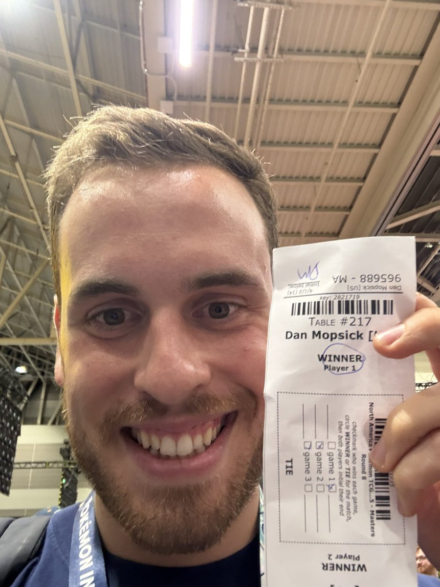 I AM ON A WIN AND IN FOR DAY 2 IN MY FIRST MAJOR POKÉMON TOURNAMENT!!!!

5-1-2

DAY 2 DAN LOADING!

SMILING AND LAUGHING

Thanks,
Dan (6 foot 3)