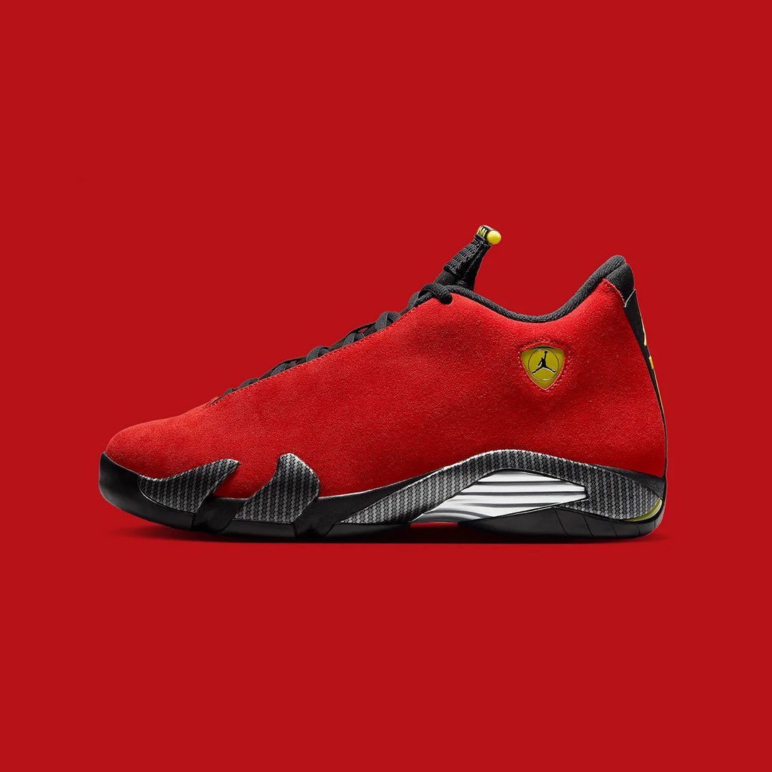 The Air Jordan 14 “Ferrari” online raffle is up now. baitme.com/air-jordan-14-…