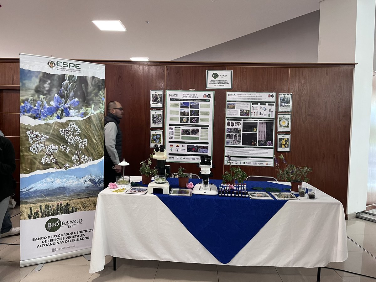 Docentes del Departamento participaron activamente presentando sus proyectos emblemáticos, reflejo del compromiso con la investigación, la innovación y la conservación de la biodiversidad. <a href="/ESPEU/">ESPE</a> <a href="/Investigaespe/">Investigación ESPE</a>