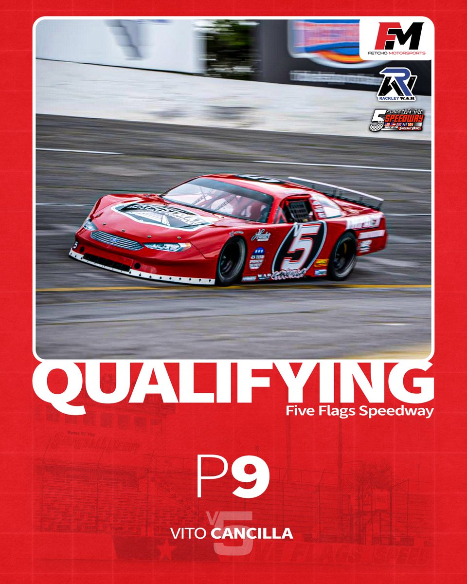 FETCHO MOTORSPORTS (@fetchoracing) on Twitter photo Focused in for 100 laps. Starting 9th in the Sunshine State. Letโs do the work! ๐จ
<a href="/5FlagsSpeedway/">5 Flags Speedway</a> Focused in for 100 laps. Starting 9th in the Sunshine State. Letโs do the work! ๐จ
<a href="/5FlagsSpeedway/">5 Flags Speedway</a>