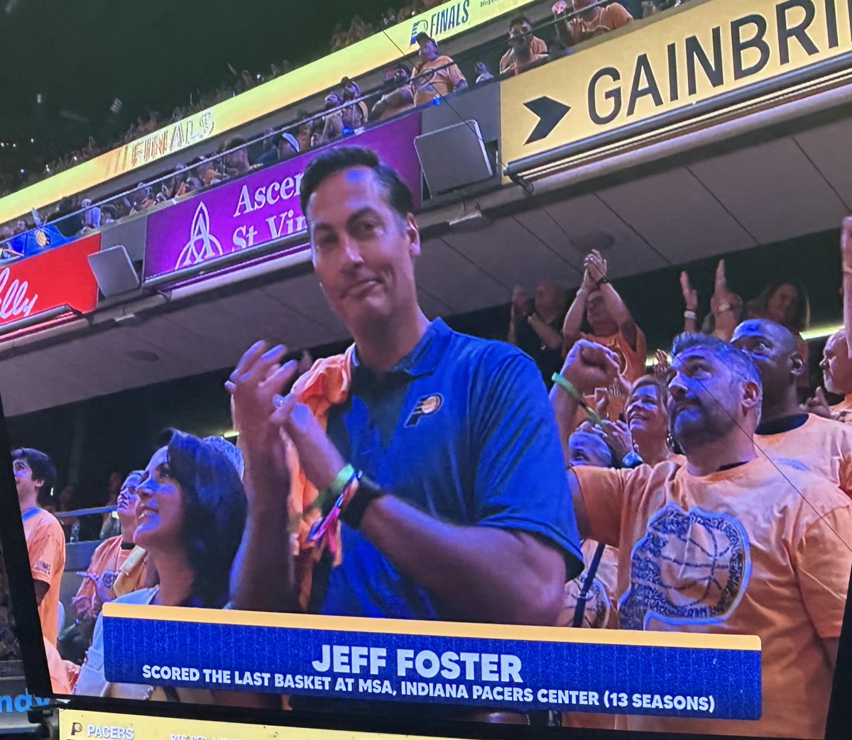 Alex Golden (@alexgoldennba) on Twitter photo The Feisty one, Jeff Foster, in the building for Game 4! The Feisty one, Jeff Foster, in the building for Game 4!