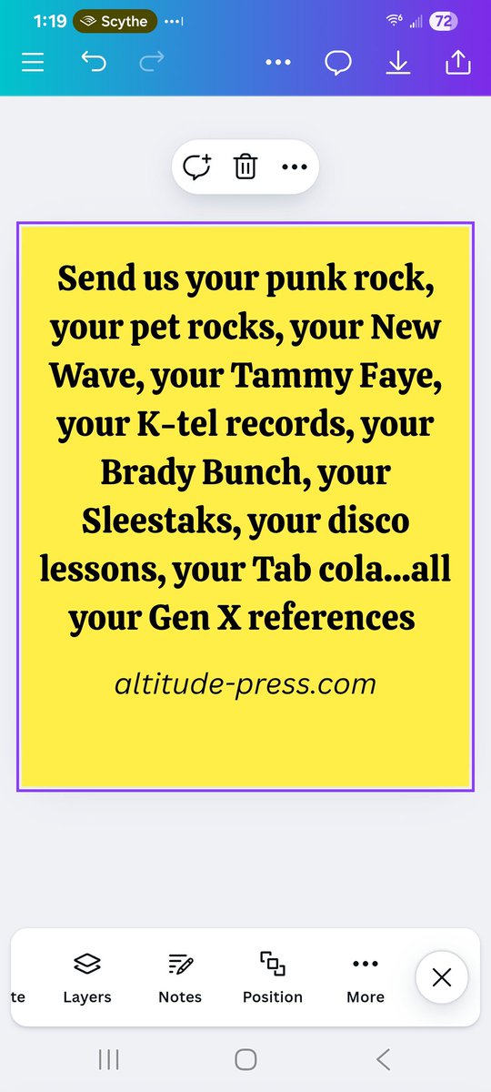 We're thrilled with the Gen X-themed stories that will be a part of our upcoming flash fiction anthology. If you have a fantastic story that meets our submission guidelines, we'd love to see it!  📚
altitude-press.com/submission-gui…

#callforsubs #callforsubmissions #flashfiction #writers