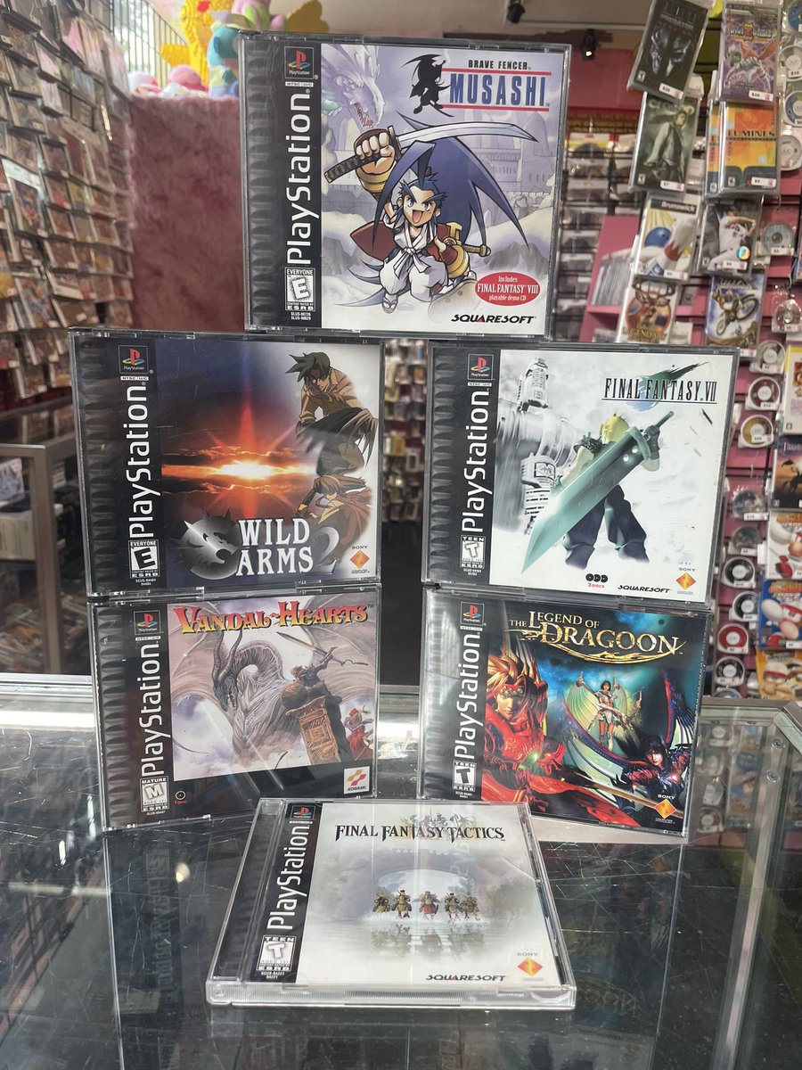 A Tower of great RPGs here at the International District!