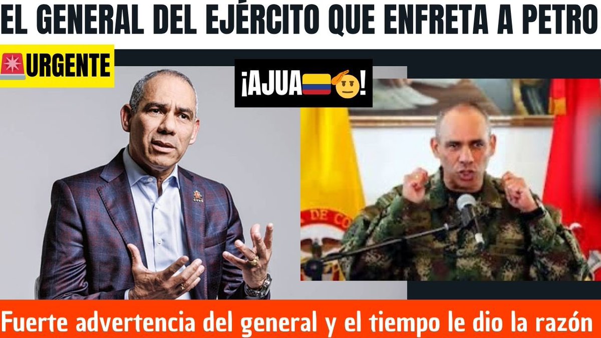 El general ZAPATEIRO tenía razón sobre PETRO y nadie le creyó. Hoy Colombia está bajo la amenaza del dictador 🔴👇
youtu.be/IuZkjsEZBjA?si…