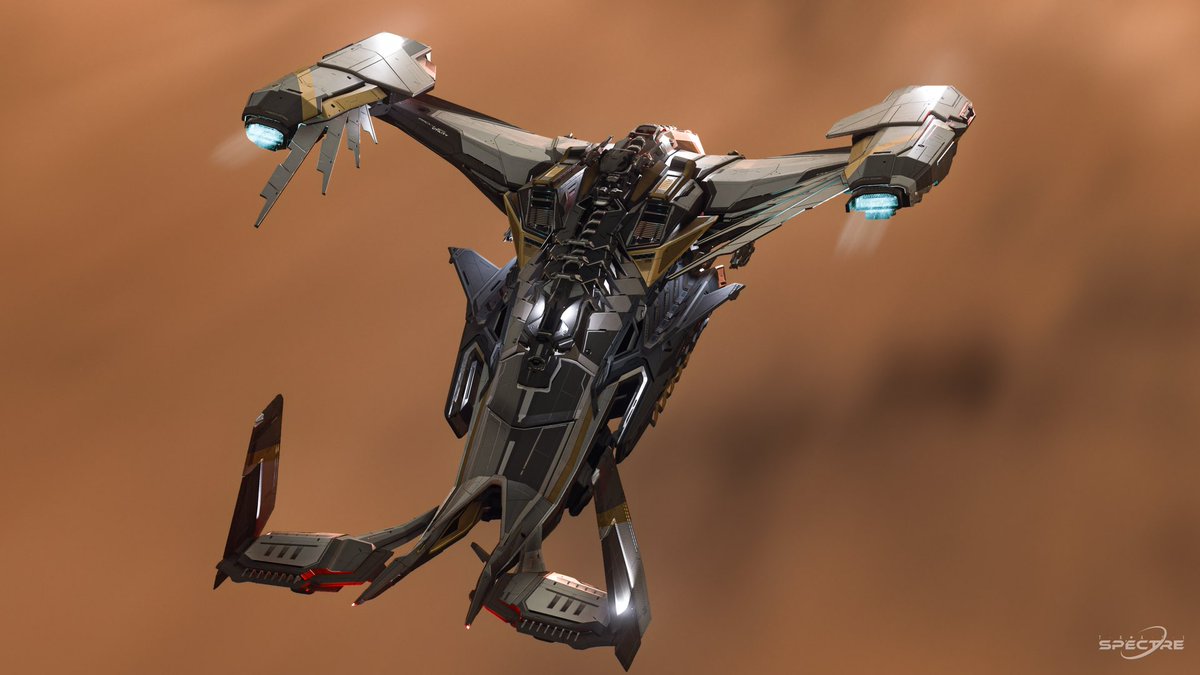 5pec7re's tweet photo. The brand new Esperia Prowler Utility combines Stealth and style.
Transfering goods has never been more beautiful
📸 Captured in-game | #StarCitizen #screenshotcommunity #prowler https://t.co/6p5aaFDPUR