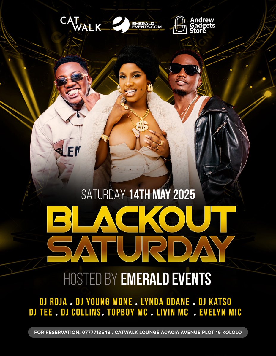 Get ready to blackout your Saturday nights at Blackout Saturdays! 🌙🔥 Dive into a night filled with deep bass, edgy beats, with @djyoungmone @djkatso @djroja_ <a href="/lynda_ddane/">Lynda Ddane</a> <a href="/djtee256/">Djtee256</a> @evelyn_mic_ @onelivinmc @topboymcofficiall hosted by @emerald_events_co