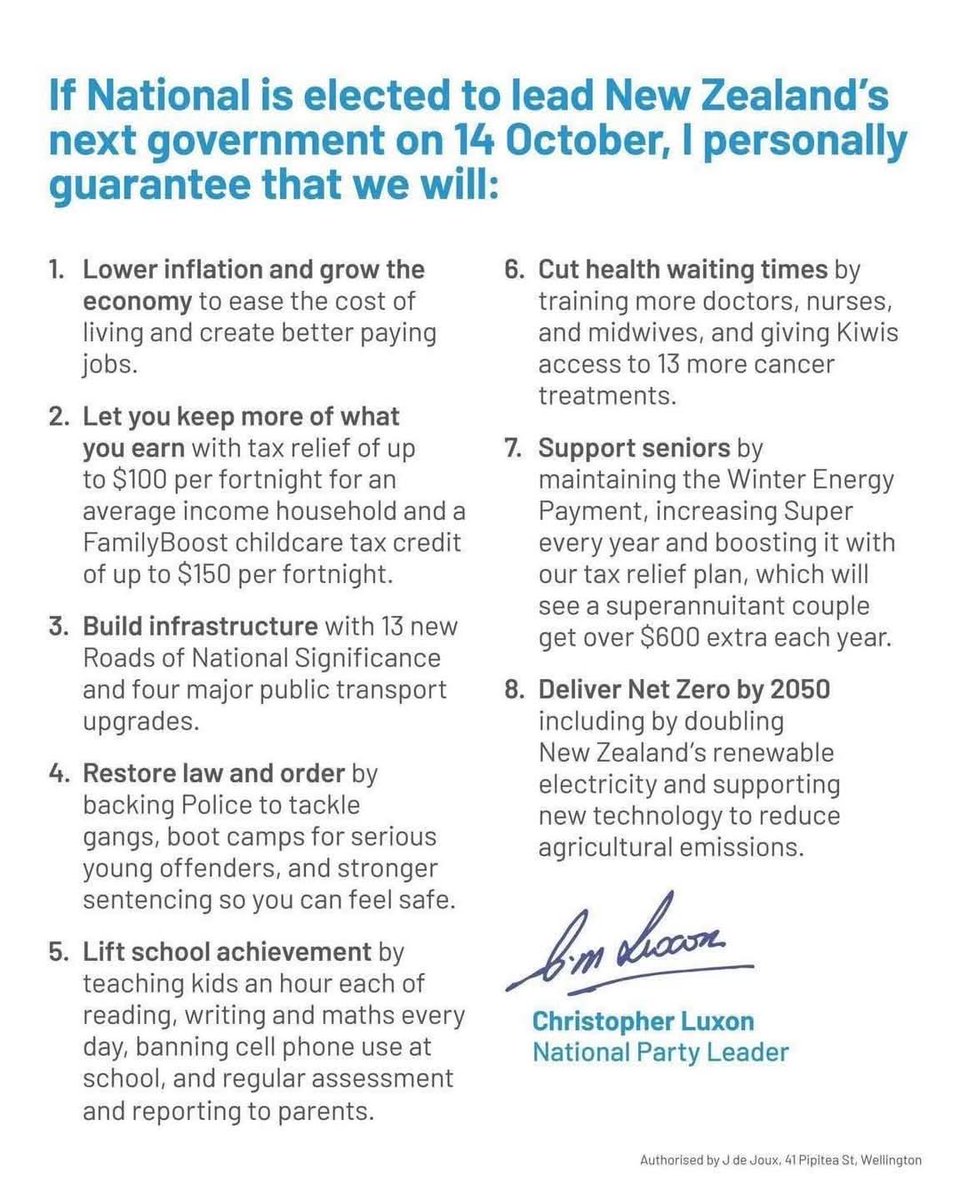 Two year old signed agreement by Luxon.
Breach of contract?