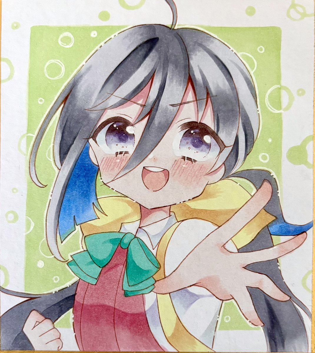 艦これ「艦これ 清霜さんと #清霜 #コピック #アナログ」|あすみ@4/16 白露型委託のイラスト