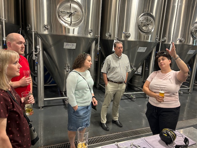 We had an amazing day touring Big Grove Brewery’s Iowa City location with IA Energy Efficiency Association members! Big thanks to Ophelia for the awesome tour and all our IAEE members who joined us! Let’s keep pushing for more green innovation in our businesses and communities!