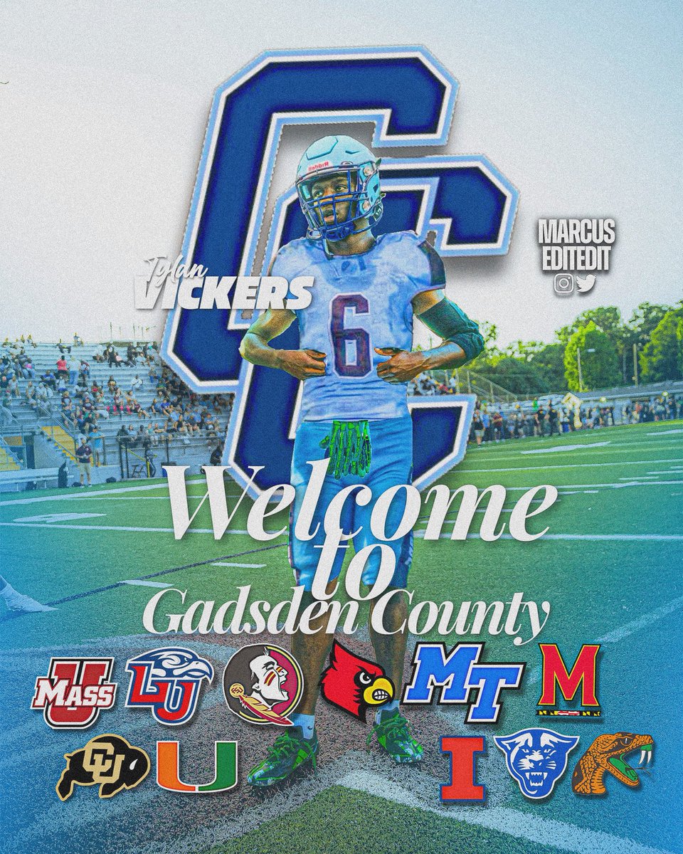 Tylan Vickers (@tylanvickers6) on Twitter photo I wanna say I am very appreciative of Coaches , players, and relationships I built with everybody who supported my journey while I was at godby but with that being said I will be attending Gadsden County my Senior year #gojags🙏🏾<a href="/RussellEllingt4/">Russell Ellington</a> <a href="/CoachJuiceDixon/">Juice Dixon</a> I wanna say I am very appreciative of Coaches , players, and relationships I built with everybody who supported my journey while I was at godby but with that being said I will be attending Gadsden County my Senior year #gojags🙏🏾<a href="/RussellEllingt4/">Russell Ellington</a> <a href="/CoachJuiceDixon/">Juice Dixon</a>