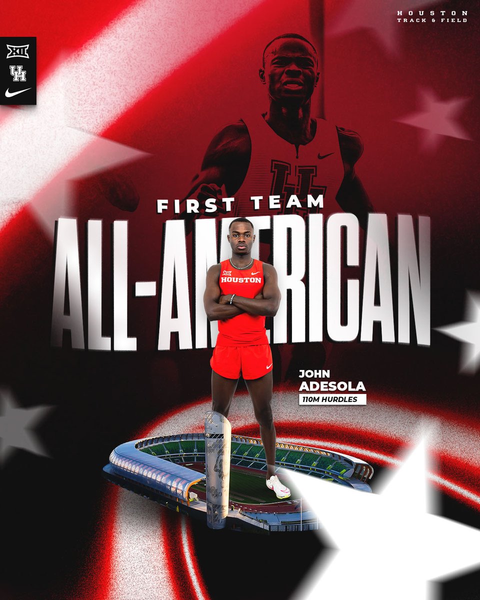 FIRST TEAM ALL-AMERICAN 🌟

John Adesola earns First Team honors for the first time in his career! 

#HTownSpeedCity x #GoCoogs