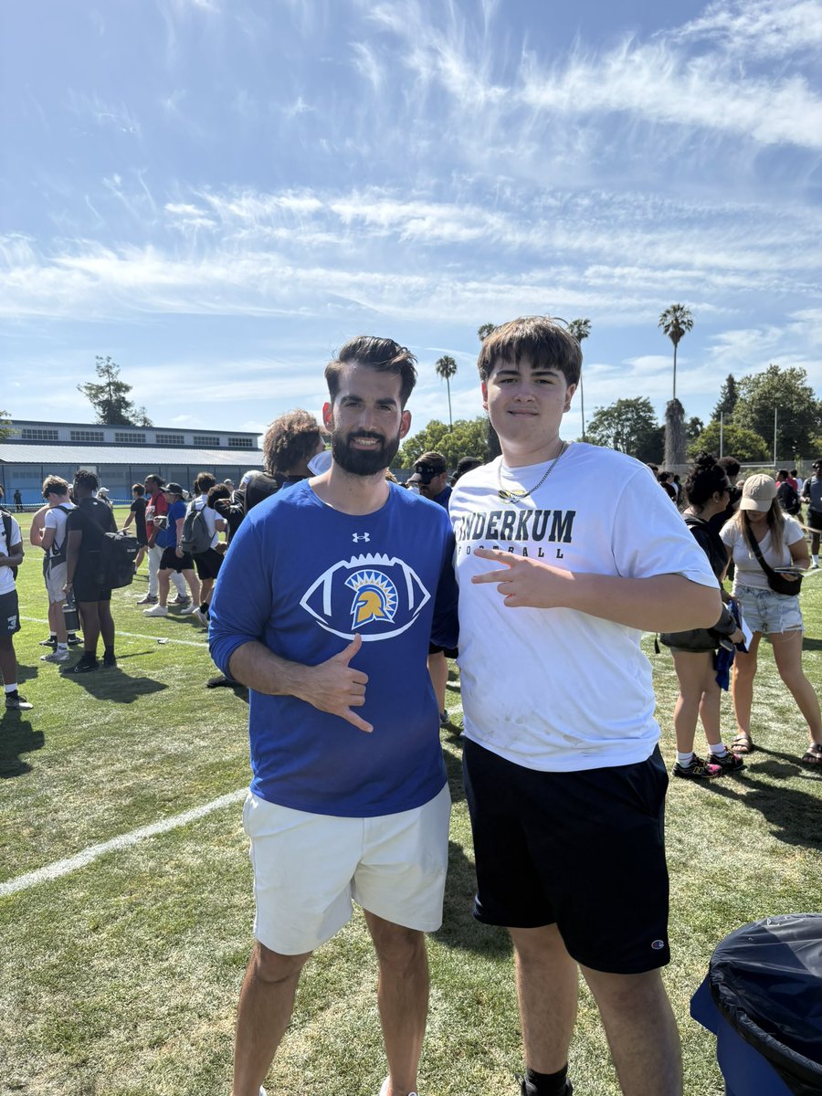 Rocco Rodriguez (@roccorodrigue52) on Twitter photo Had a great conversation with Coach <a href="/JohnEstes55/">John Estes</a> today at the South Bay Showcase <a href="/SanJoseStateFB/">San José State Football</a>. I can’t wait to build a relationship with this program.
<a href="/TheCoachT365/">The Sport of Mind & Performance Consulting</a> <a href="/IHSTigerSports/">InderkumTigerSports</a> <a href="/CoachDSimmons/">Coach Dexter Simmons - CUC</a> Had a great conversation with Coach <a href="/JohnEstes55/">John Estes</a> today at the South Bay Showcase <a href="/SanJoseStateFB/">San José State Football</a>. I can’t wait to build a relationship with this program.
<a href="/TheCoachT365/">The Sport of Mind & Performance Consulting</a> <a href="/IHSTigerSports/">InderkumTigerSports</a> <a href="/CoachDSimmons/">Coach Dexter Simmons - CUC</a>