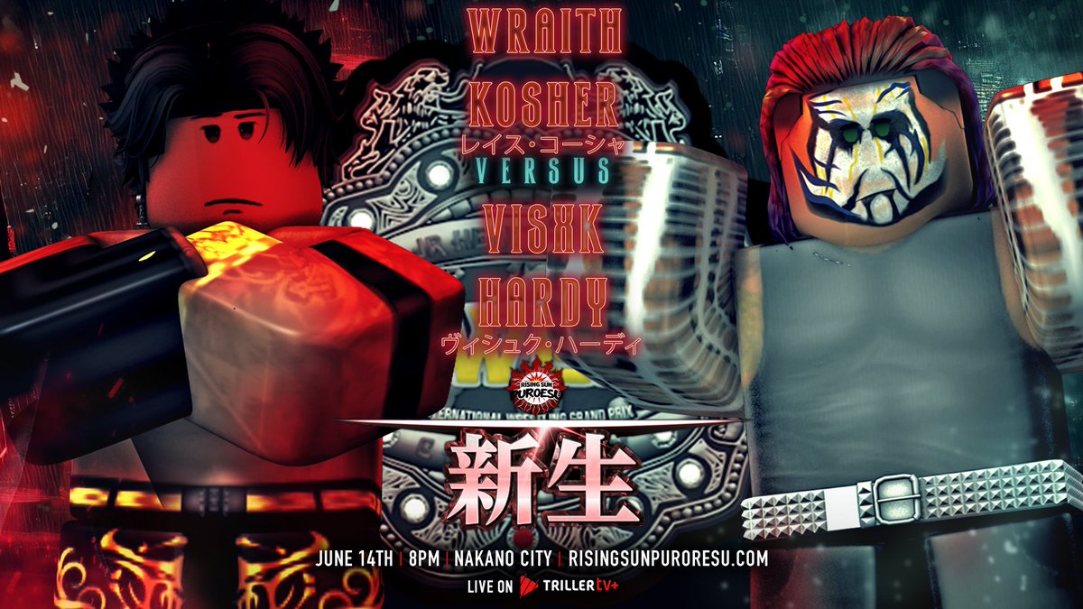 DKW_2026's tweet photo. ジュニアヘビー級選手権試合!
As, #WraithKosher takes on #VisxkHardy in a heated match up!
Who will become the first ever champion?
#RSP2025 https://t.co/UEbzyPQOlH