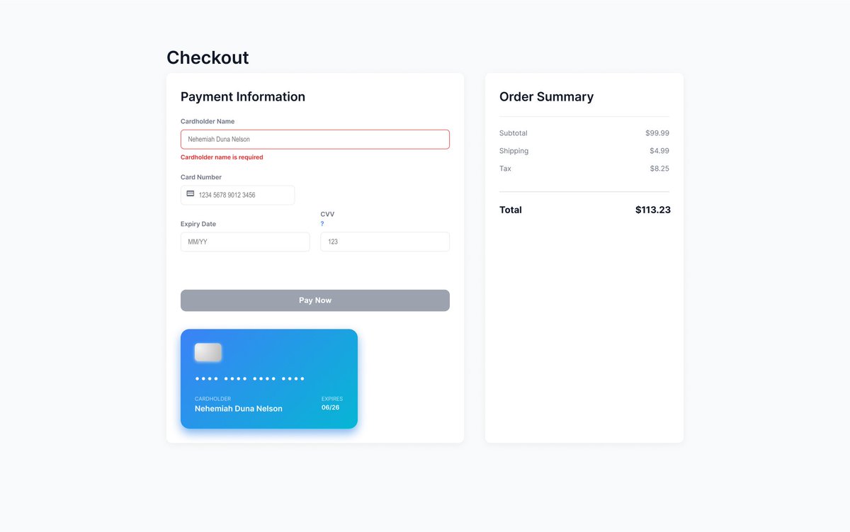DailyUI day two card checkout
 #DailyUI #uiuxdesign #UIDesign