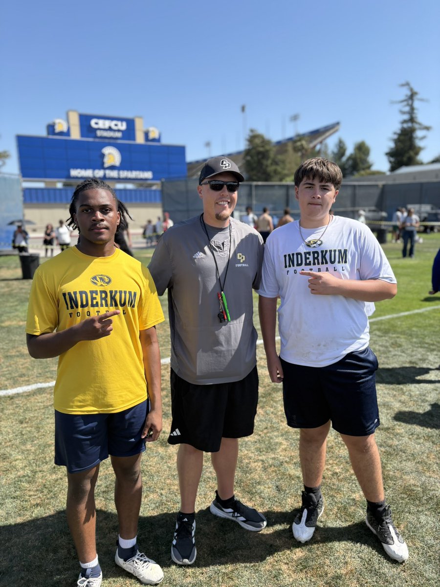 Rocco Rodriguez (@roccorodrigue52) on Twitter photo Had an amazing conversation today with <a href="/CoachRyanPayne/">Ryan Payne</a> at the South Bay Showcase. Can’t wait to build a relationship with his program.
<a href="/calpolyfootball/">Cal Poly Football</a> <a href="/CoachDSimmons/">Coach Dexter Simmons - CUC</a> <a href="/TheCoachT365/">The Sport of Mind & Performance Consulting</a> <a href="/IHSTigerSports/">InderkumTigerSports</a> Had an amazing conversation today with <a href="/CoachRyanPayne/">Ryan Payne</a> at the South Bay Showcase. Can’t wait to build a relationship with his program.
<a href="/calpolyfootball/">Cal Poly Football</a> <a href="/CoachDSimmons/">Coach Dexter Simmons - CUC</a> <a href="/TheCoachT365/">The Sport of Mind & Performance Consulting</a> <a href="/IHSTigerSports/">InderkumTigerSports</a>