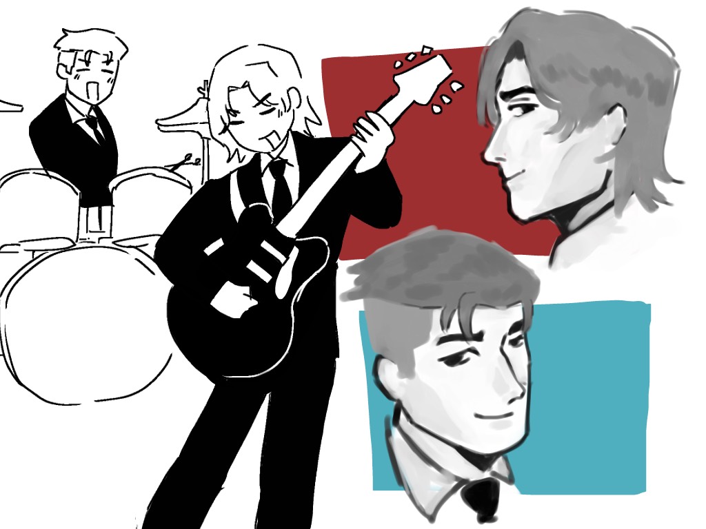 Kait0_ani's tweet photo. Close your eyes and I'll kiss you
Tomorrow, I'll miss you
Remember I'll always be true
Quick doodle
#Fredrinn #Clint #mlbbfanart #mlbbtwt #fredclint #fdcl https://t.co/QG7yXeR1EO