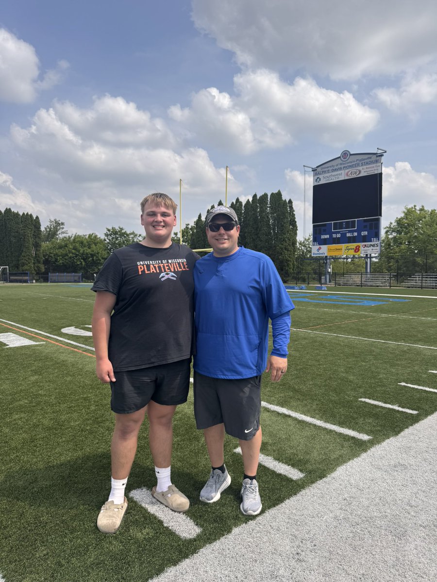Brady Williamson (@bradywilliamso) on Twitter photo After a great camp and conversations with <a href="/Ryan_Munz/">Ryan Munz</a> and <a href="/Allenbt29/">Brent Allen</a>, I am honored to receive an offer to play at <a href="/UWPlattFootball/">UW-Platteville Football</a>! Thank you for this opportunity <a href="/Coach_Yos/">Brian Iossi</a> <a href="/CHSFootball100/">Central Rockets - Football</a> <a href="/FISTFootball/">FIST FootballAcademy</a> <a href="/CoachBigPete/">Peter "Coach Big Pete" Leinweber</a> <a href="/PrepRedzoneIL/">Prep Redzone Illinois</a> <a href="/DeepDishFB/">DEEP DISH FOOTBALL</a> <a href="/EDGYTIM/">Timothy “EDGYTIM” OHalloran</a> <a href="/FootballWiac/">WIAC Football Recruiting</a> After a great camp and conversations with <a href="/Ryan_Munz/">Ryan Munz</a> and <a href="/Allenbt29/">Brent Allen</a>, I am honored to receive an offer to play at <a href="/UWPlattFootball/">UW-Platteville Football</a>! Thank you for this opportunity <a href="/Coach_Yos/">Brian Iossi</a> <a href="/CHSFootball100/">Central Rockets - Football</a> <a href="/FISTFootball/">FIST FootballAcademy</a> <a href="/CoachBigPete/">Peter "Coach Big Pete" Leinweber</a> <a href="/PrepRedzoneIL/">Prep Redzone Illinois</a> <a href="/DeepDishFB/">DEEP DISH FOOTBALL</a> <a href="/EDGYTIM/">Timothy “EDGYTIM” OHalloran</a> <a href="/FootballWiac/">WIAC Football Recruiting</a>