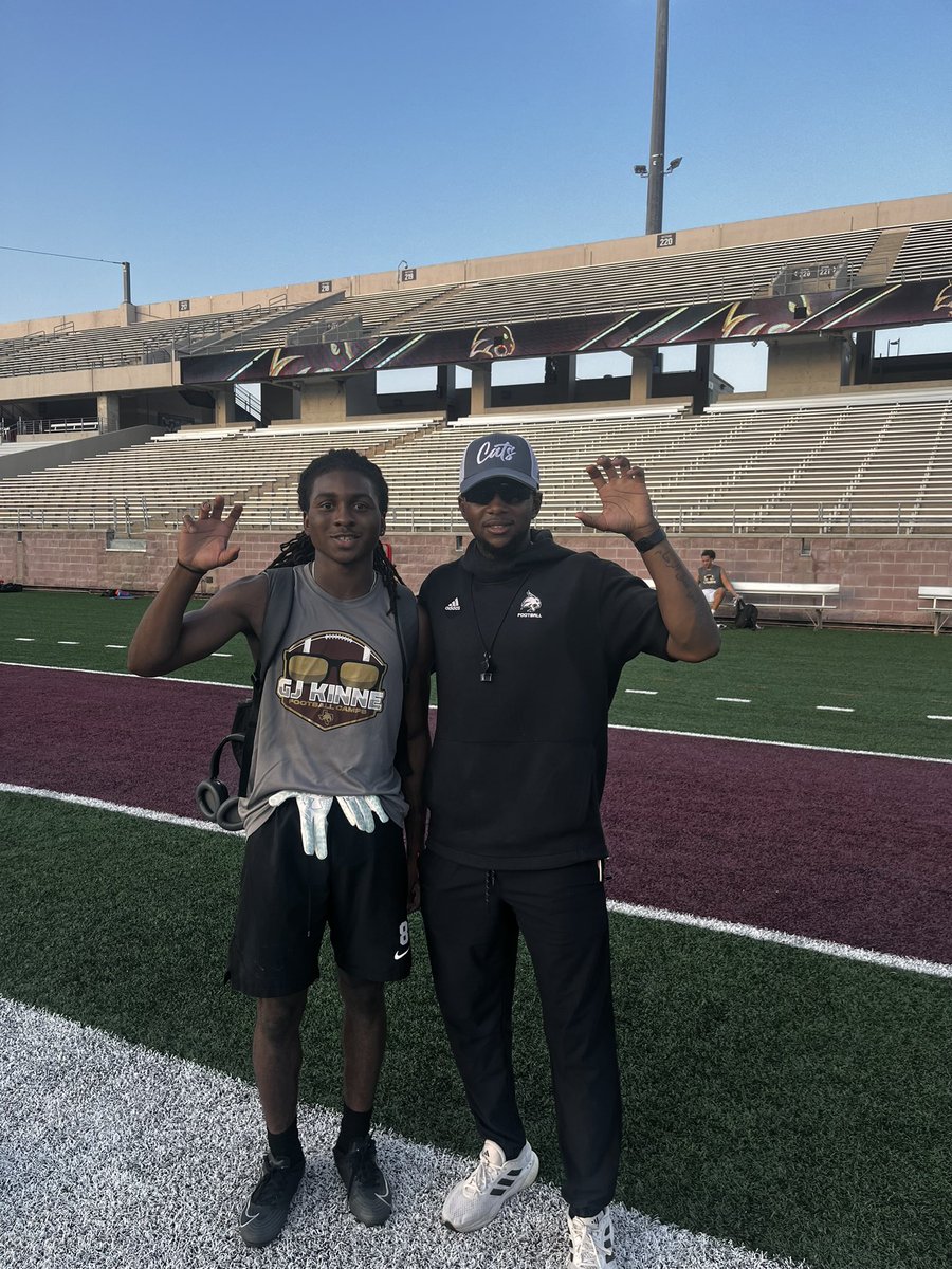 JosiahT2026's tweet image. I competed today at the @TXSTATEFOOTBALL camp! Worked hard and I am looking forward to getting better!
@PCHSfriscoFB
@CoachHolton_
@Coach_Stuck
