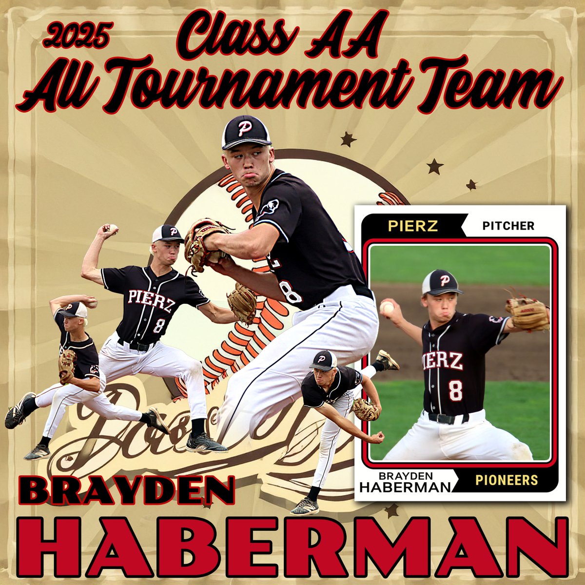 Rick Grammond (@rgrammond) on Twitter photo Congratulations to Brayden Haberman of the <a href="/pierzpioneers/">Pierz Activities</a> for being named to the Class AA All Tournament Team! Way to go Brayden! Congratulations to Brayden Haberman of the <a href="/pierzpioneers/">Pierz Activities</a> for being named to the Class AA All Tournament Team! Way to go Brayden!