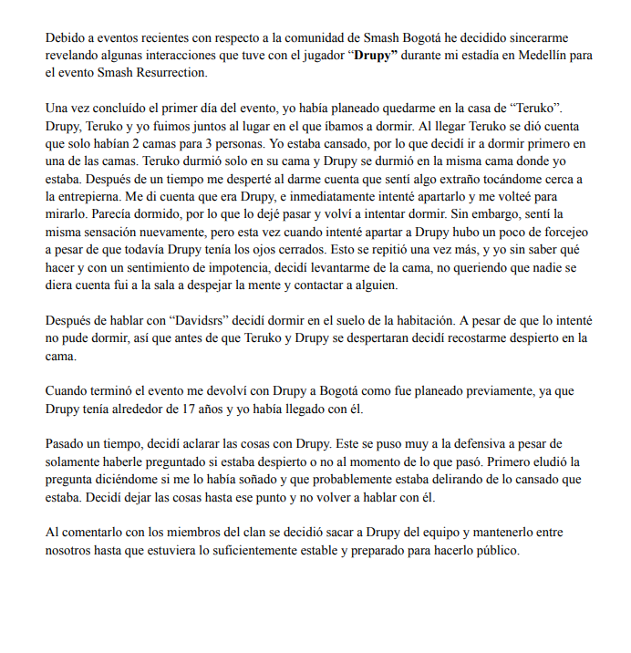 Mi situación con Drupy