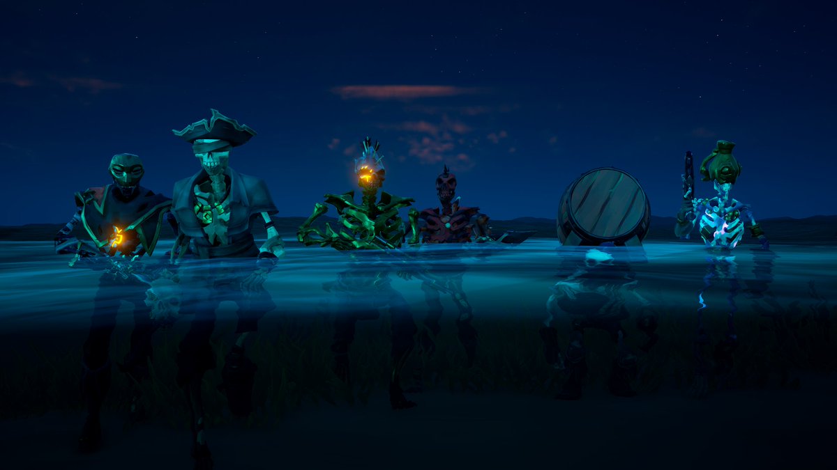 stunning skeletons #sotshot <a href="/SeaOfThieves/">Sea of Thieves</a>