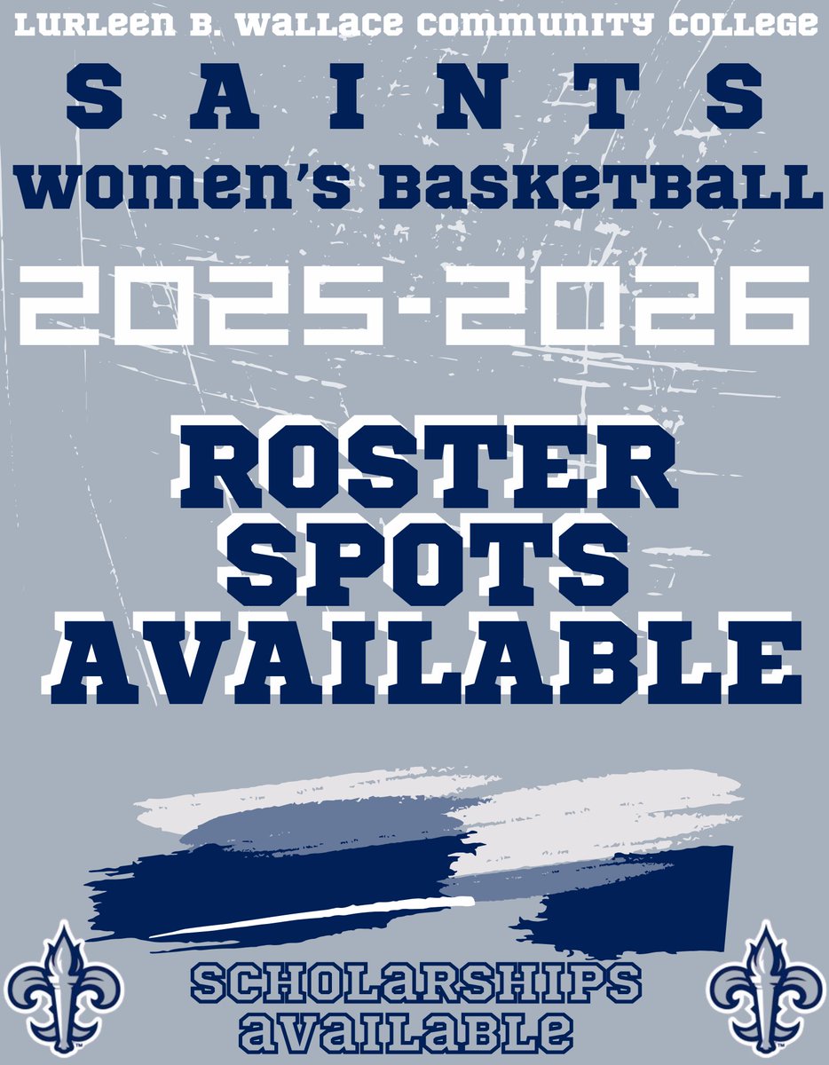 LBW_WBB's tweet image. ⚜️🏀Roster Spots Available🏀⚜️
💰🤑Scholarships Available🤑💰
Message @coach_cwilliams for more info!
#ChooseLBW #LBWCC #LBWSaints #FutureSaints #Wbb #GoSaints