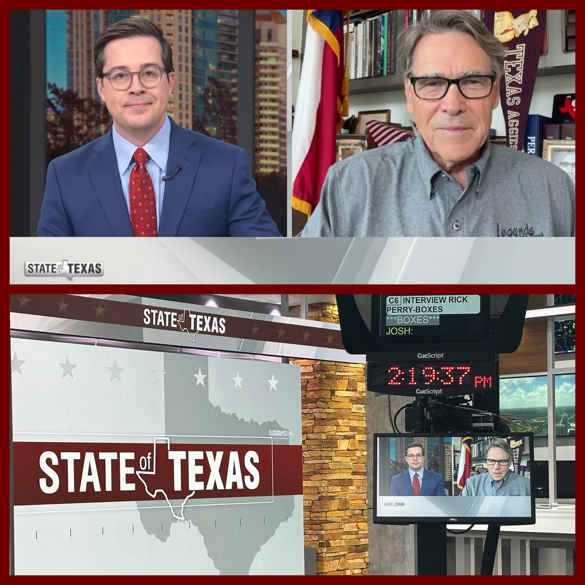 Sat down with former Gov. Rick Perry to discuss psychedelics, repealing the Texas Dream Act and his successor readying the National Guard for protests across the state. Watch Sunday at 8:30a on <a href="/KXAN_News/">KXAN News</a>’ State of Texas! 📺📱💻