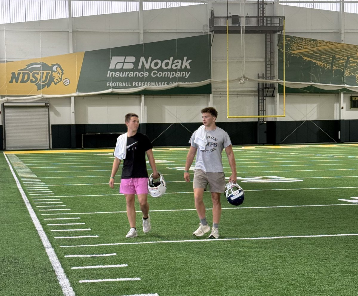 Ready to work at <a href="/NDSUFBCamp2025/">NDSU Football Camp</a> <a href="/AydenAntonelli_/">Ayden Antonelli</a> <a href="/VaughnHawkins29/">Vaughn Hawkins</a>