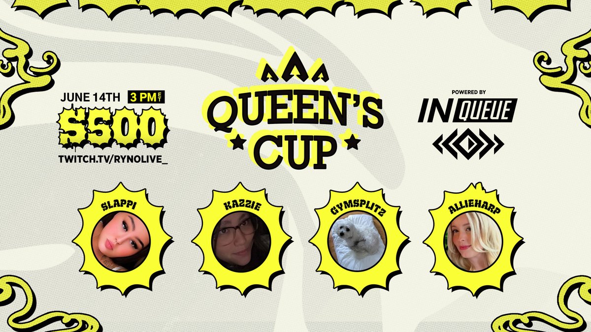 MPIRE RynoLive (@rynolive_) on Twitter photo A group of ladies that fly under the radar. Definitely looking to make a statement in their first Queen's Cup together.
Welcome team SYNful to the Queen's Cup!
<a href="/xSlappita/">slappita ๐</a> | <a href="/kazzieily/">777 kazzie</a> | <a href="/Gymsplitz/">Gym</a> | <a href="/allieharp_/">Allie</a> A group of ladies that fly under the radar. Definitely looking to make a statement in their first Queen's Cup together.
Welcome team SYNful to the Queen's Cup!
<a href="/xSlappita/">slappita ๐</a> | <a href="/kazzieily/">777 kazzie</a> | <a href="/Gymsplitz/">Gym</a> | <a href="/allieharp_/">Allie</a>