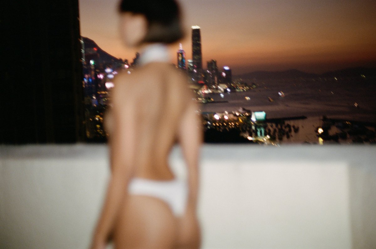 Nocturnal Hong Kong on 35mm film